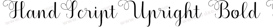 HandScriptUpright Bold Italic字体转换